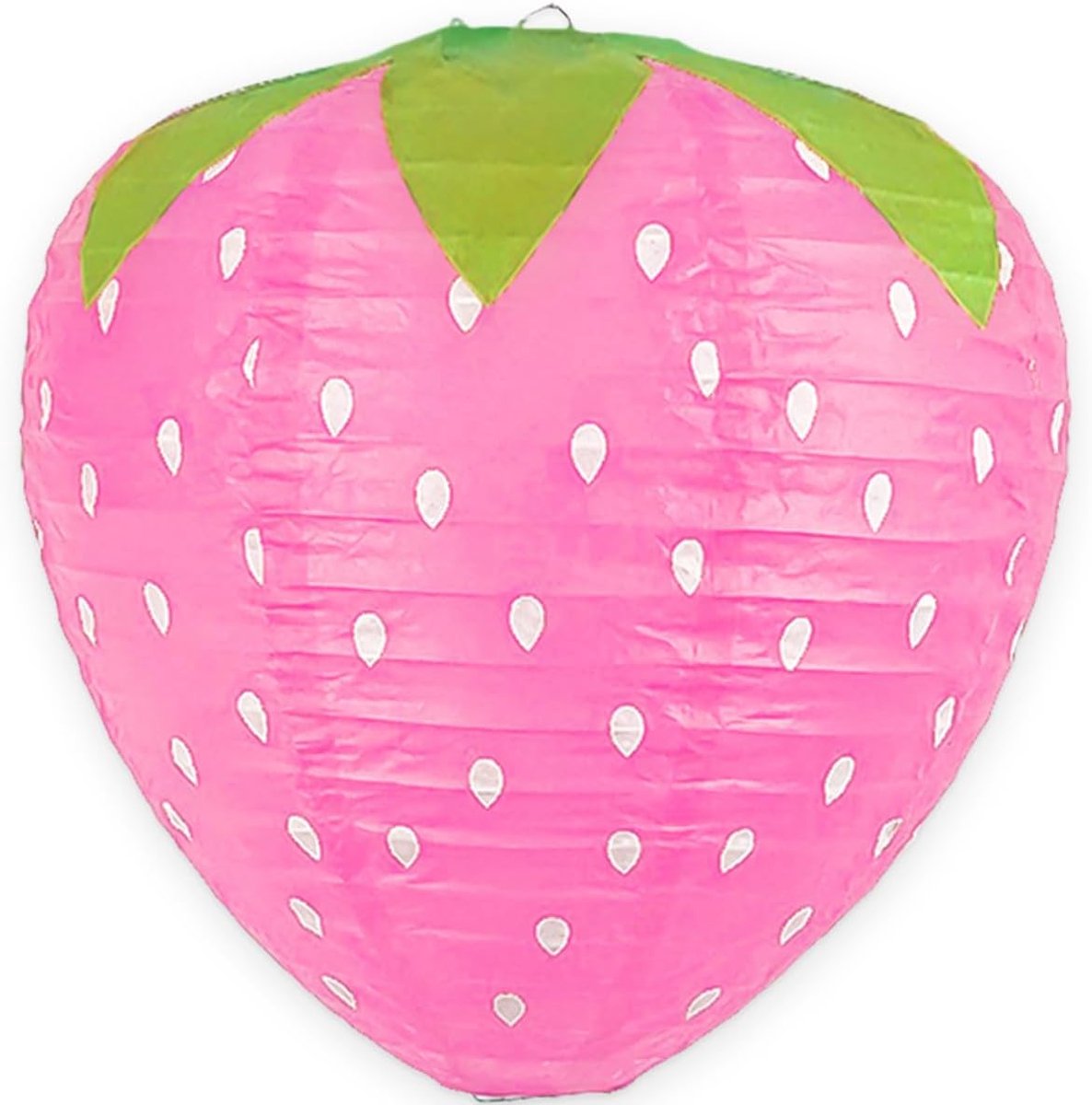 Lampion Sint Maarten - Aardbei - Papieren lichtdecoratie - Perfect voor kinderen - ShopVlot