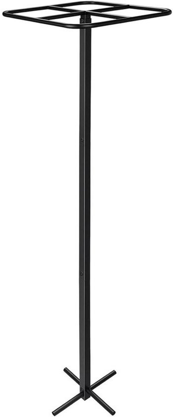 Klimplantsteun - Plantentoren - Voor verticale groei - Stalen structuur - 127 cm hoog - Zwart