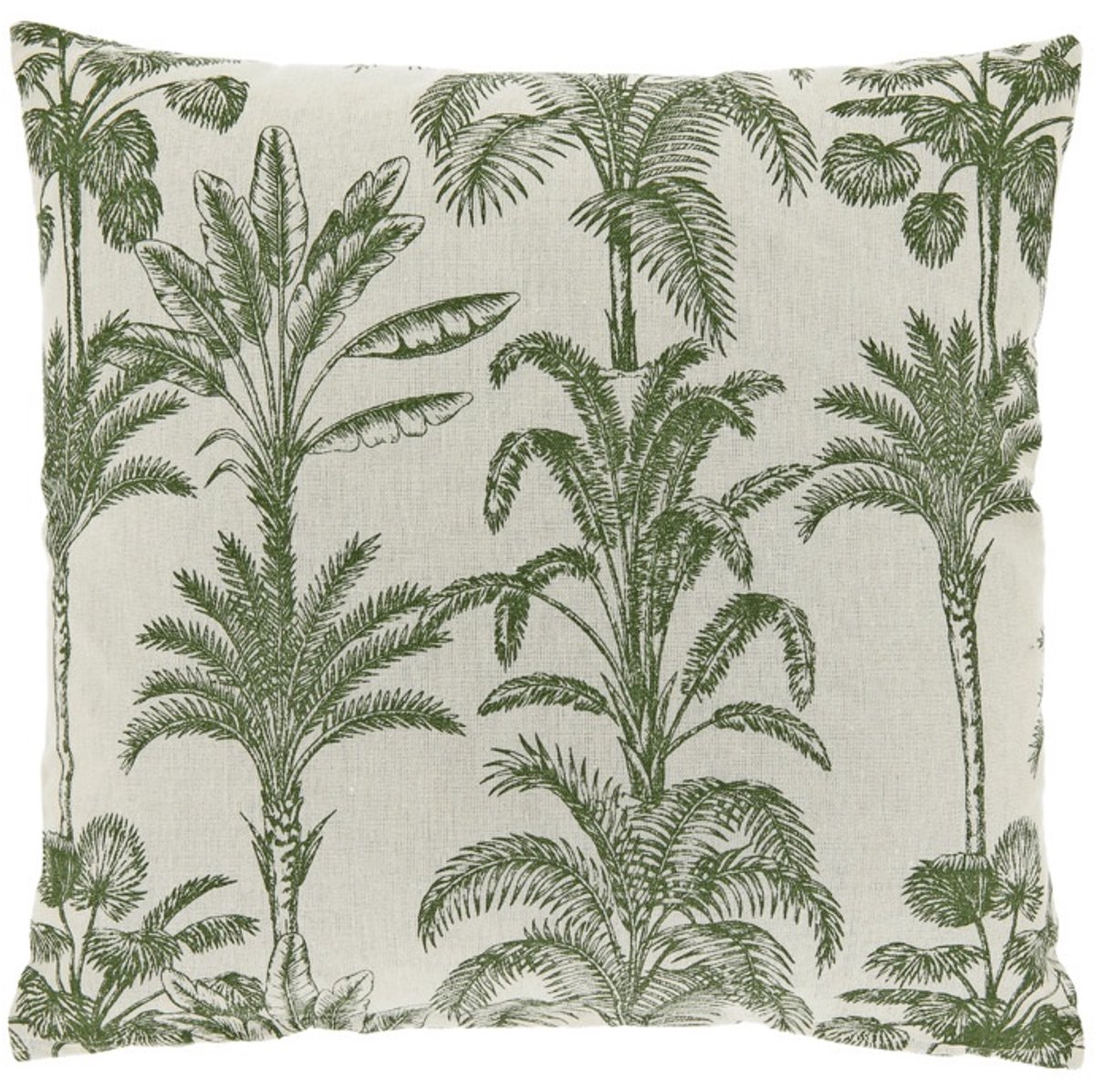 Unique Living Sierkussen Tilly Tea Green -45x45cm Groen