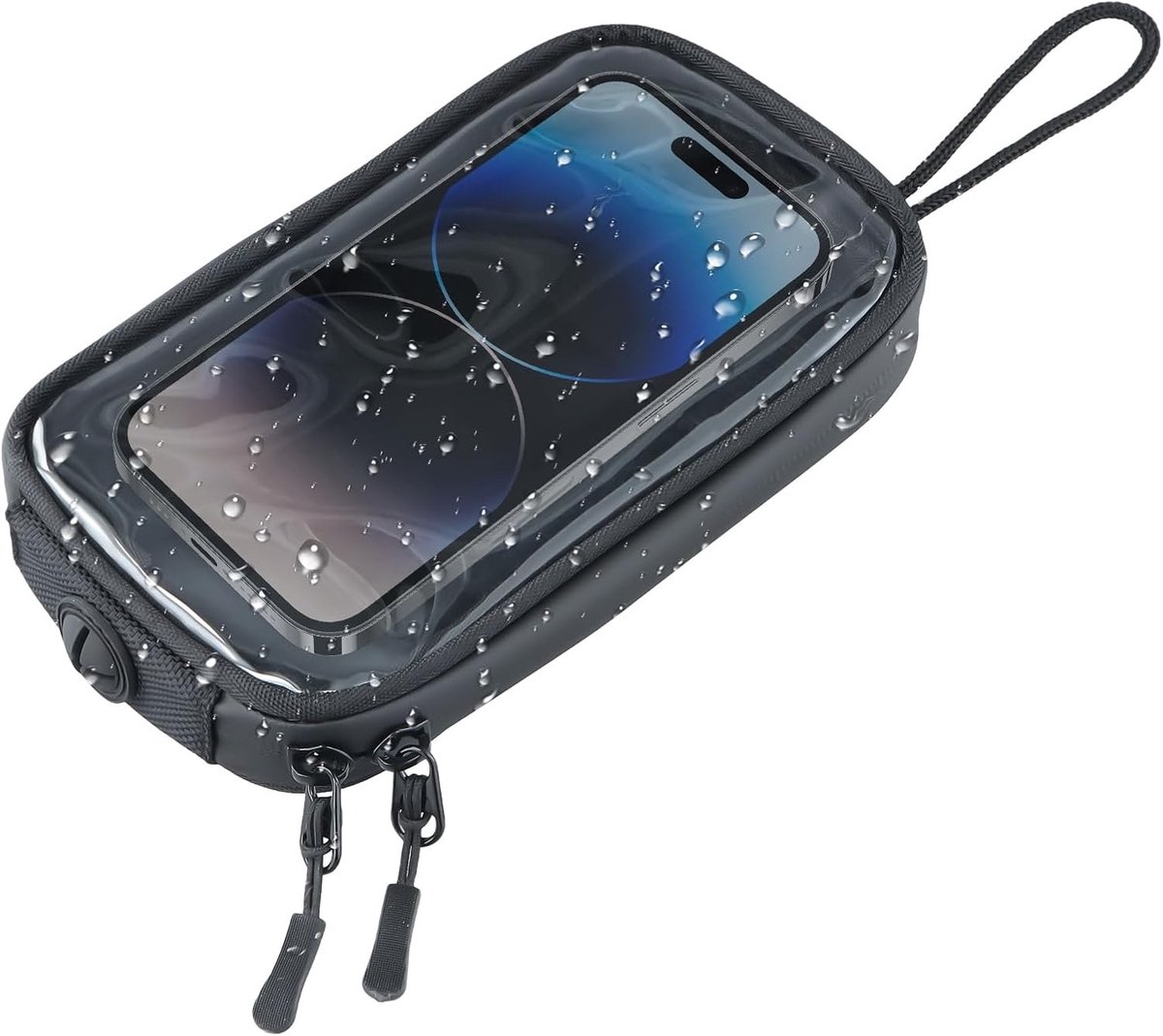Motorfiets Tanktas met Magnetische Bevestiging en Transparant Venster voor Metalen Tanks, Ideaal voor Motorrijders