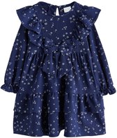 Next - Meisjes - Gelaagde jurk met lange mouwen - Blauw