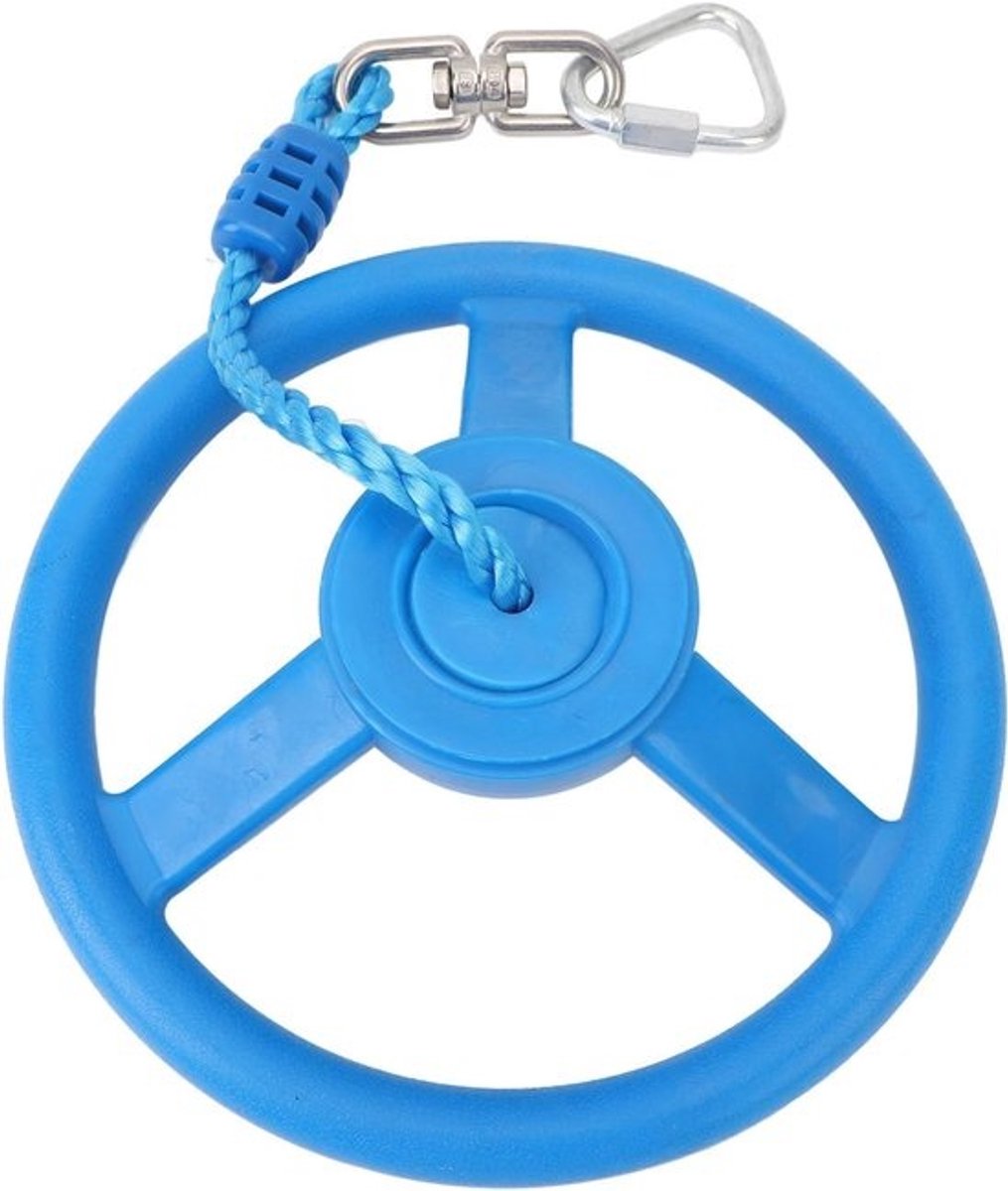 Hindernisbaan voor kinderen - Set buitenspeelgoed - Kracht- en balanstraining - Draagbaar - Eenvoudig - Blauw