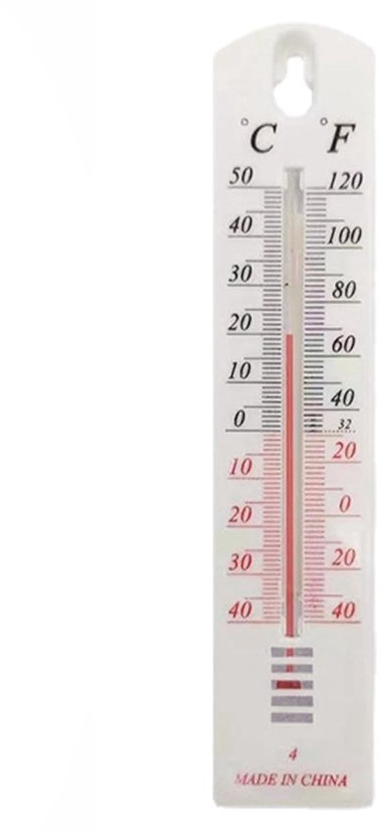 Temperatuurmeter - Binnen en buiten - Weerindicator - Monitor - Temperatuur controleren - Breed meetbereik - 218 cm - Lengte