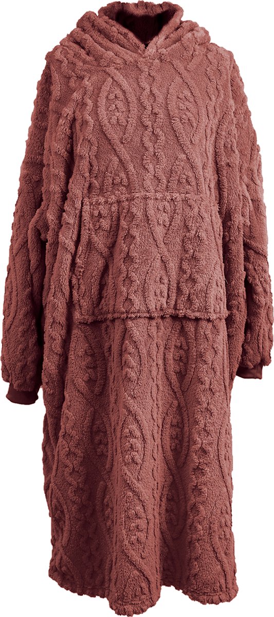 Unique Living Hoodie Pleun 78x120cm - Marsala Oranje