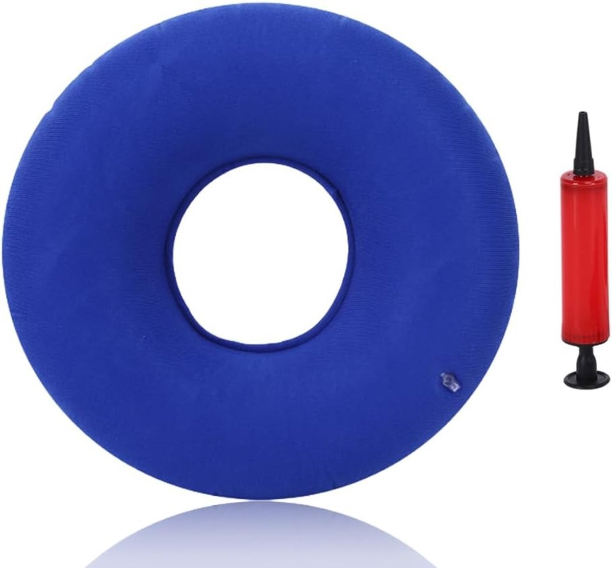 Orthopedisch zitkussen van 40 cm voor aambeien, cysten en ontstekingen - opblaasbaar met pomp voor optimaal comfort