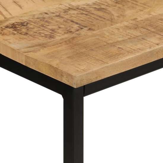Consoletafel van mangohout en ijzer, 110 x 30 x 75 cm — afbeelding 3