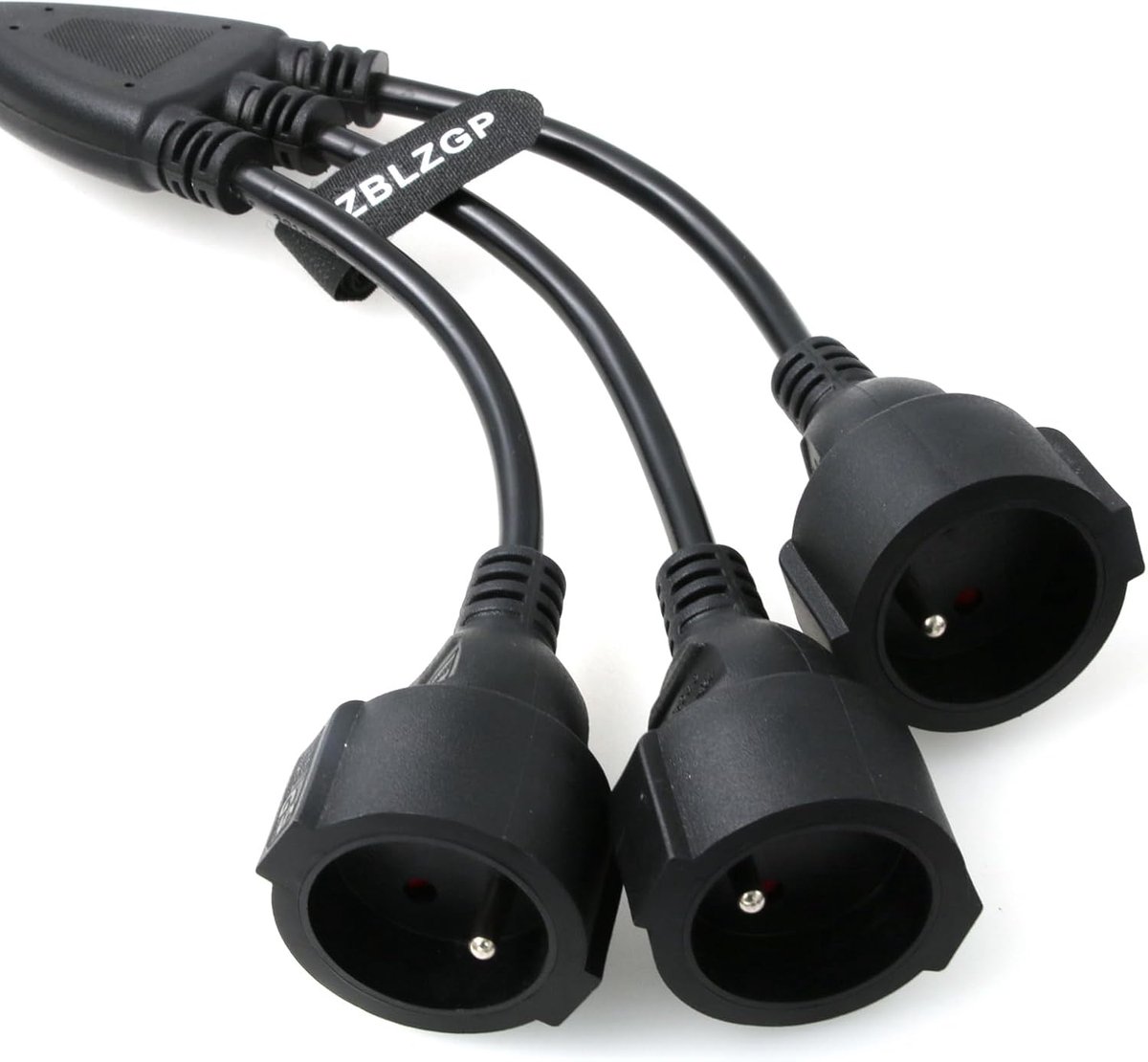 UPS PDU Y Splitter power cable IEC 320 CEE 7/7 plug to 3X CEE 7/7 Europe Schuko bus adapter cable for UPS PDU power - ShopVlot