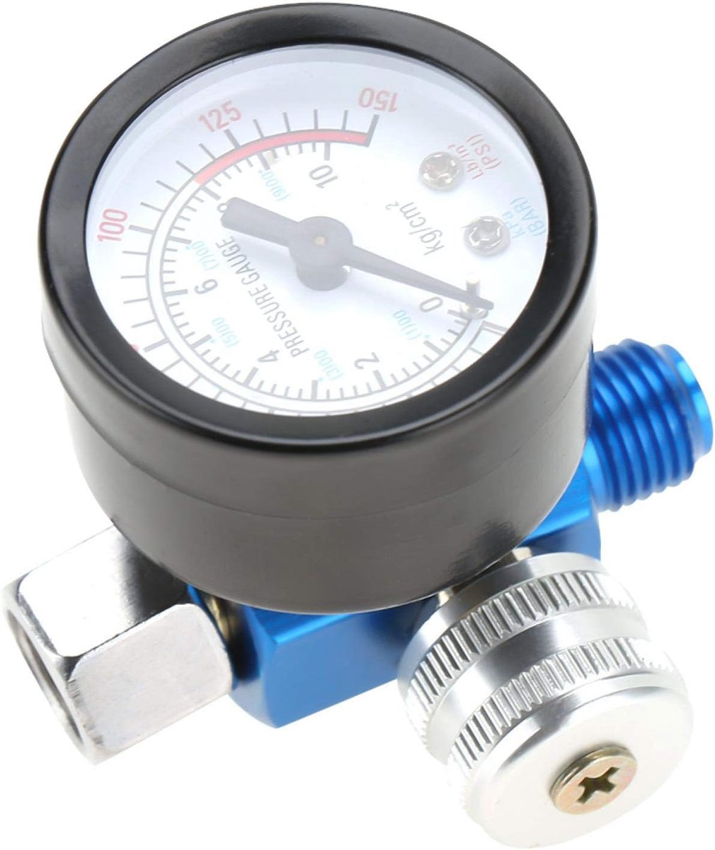 Luchtdrukregelaar 0-150PSI - Standaard ontwerp - Voor spuitpistool - Real-time drukmeting - ShopVlot