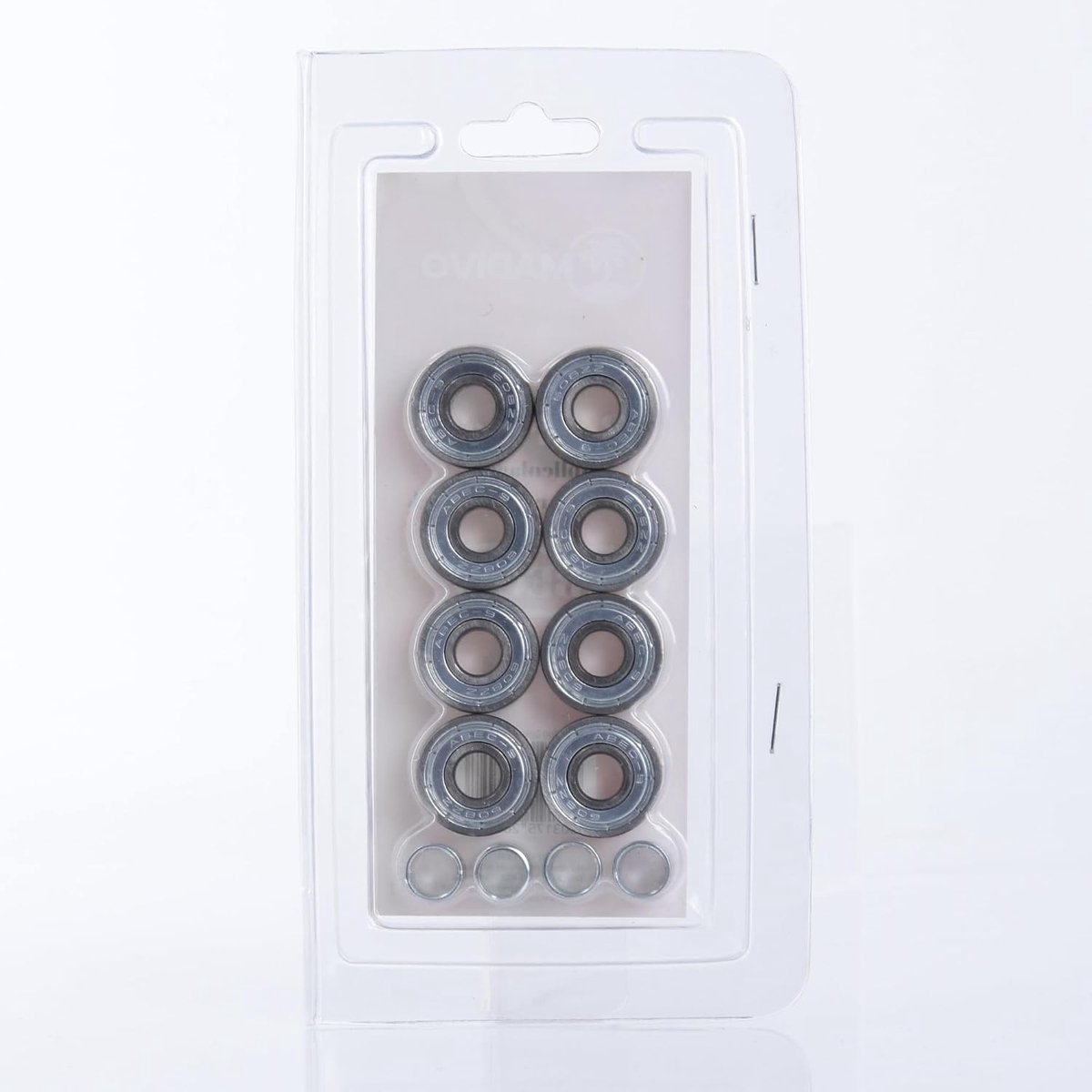 MADIVO Ball Bearings Set of 8 ABEC-9 Class Standard 608ZZ Type Ideal for Inliners Skateboards Scooters Roller ShopVlot