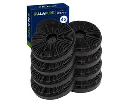 4x koolstoffilter voor FIREGAS Koolstoffilter CC130