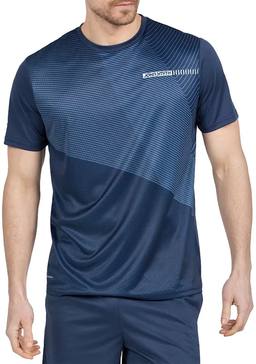 John Smith Bogota T-shirt Met Korte Mouwen Blauw 2XL Man