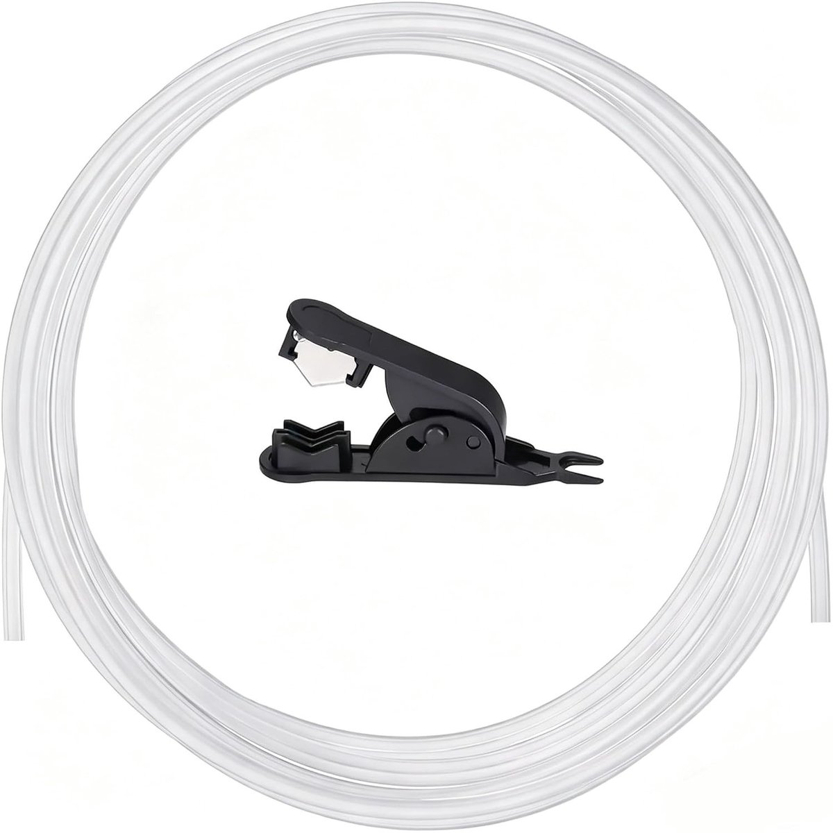 10 meter PTFE slang met snijder, 4 mm x 0,3 cm, geschikt voor 3D-printers zoals Bambu Lab en Creality, ideaal voor precisiewerk en hoge temperaturen