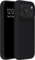 Accezz Hoesje - Geschikt voor Apple iPhone 18 Pro Max / 17 Pro Max - Liquid Silicone Backcover geschikt voor MagSafe - Zwart