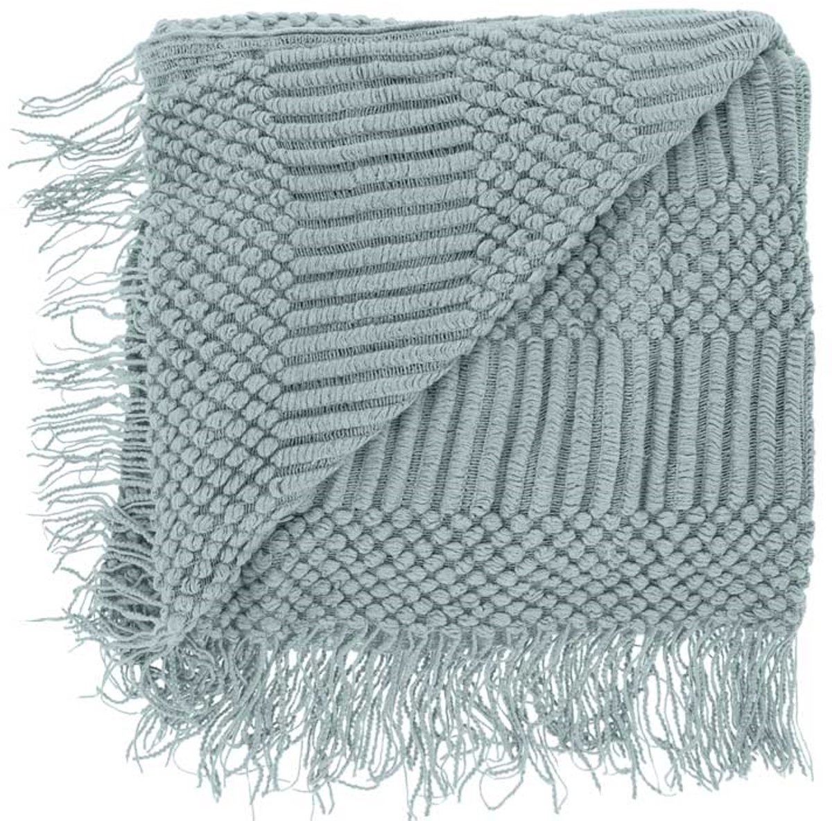 Unique Living Plaid Palma Beach Blue -130x160cm Blauw