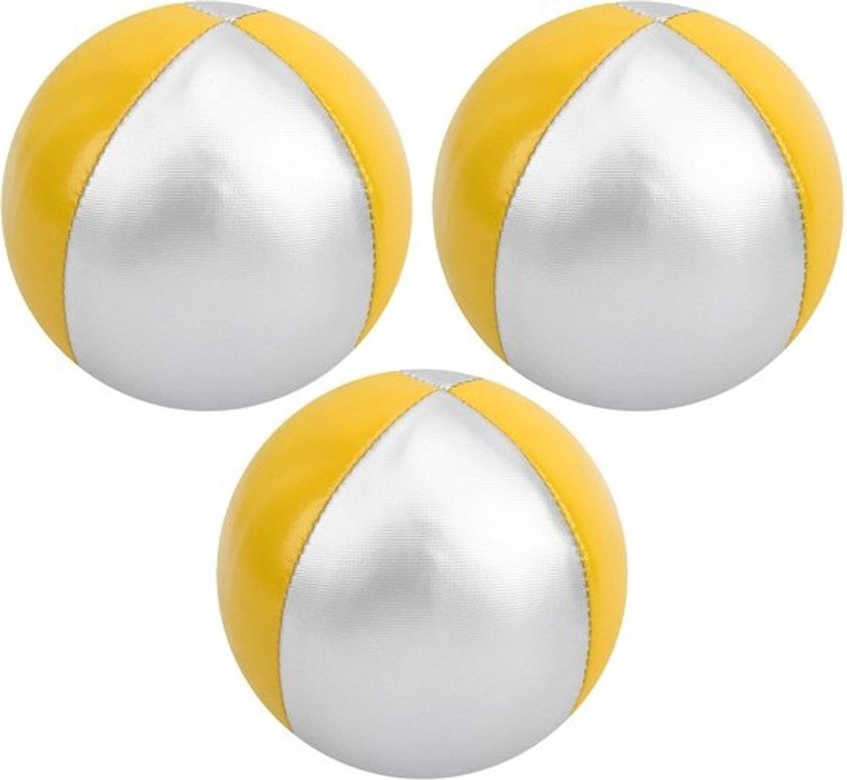 jongleerbalset - behendigheidsballen - vrijetijdsvermaak - premium pu - materiaal - 6,3 cm diameter