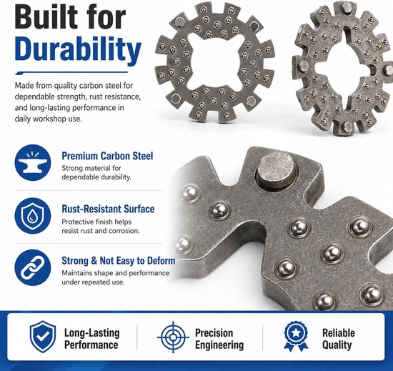 Set van 2 Universele Adapters voor Oscillerende Zaagbladen, Compatibel met Multitools en Elektrisch Gereedschap, Ideaal voor Bosch en Makita — afbeelding 2