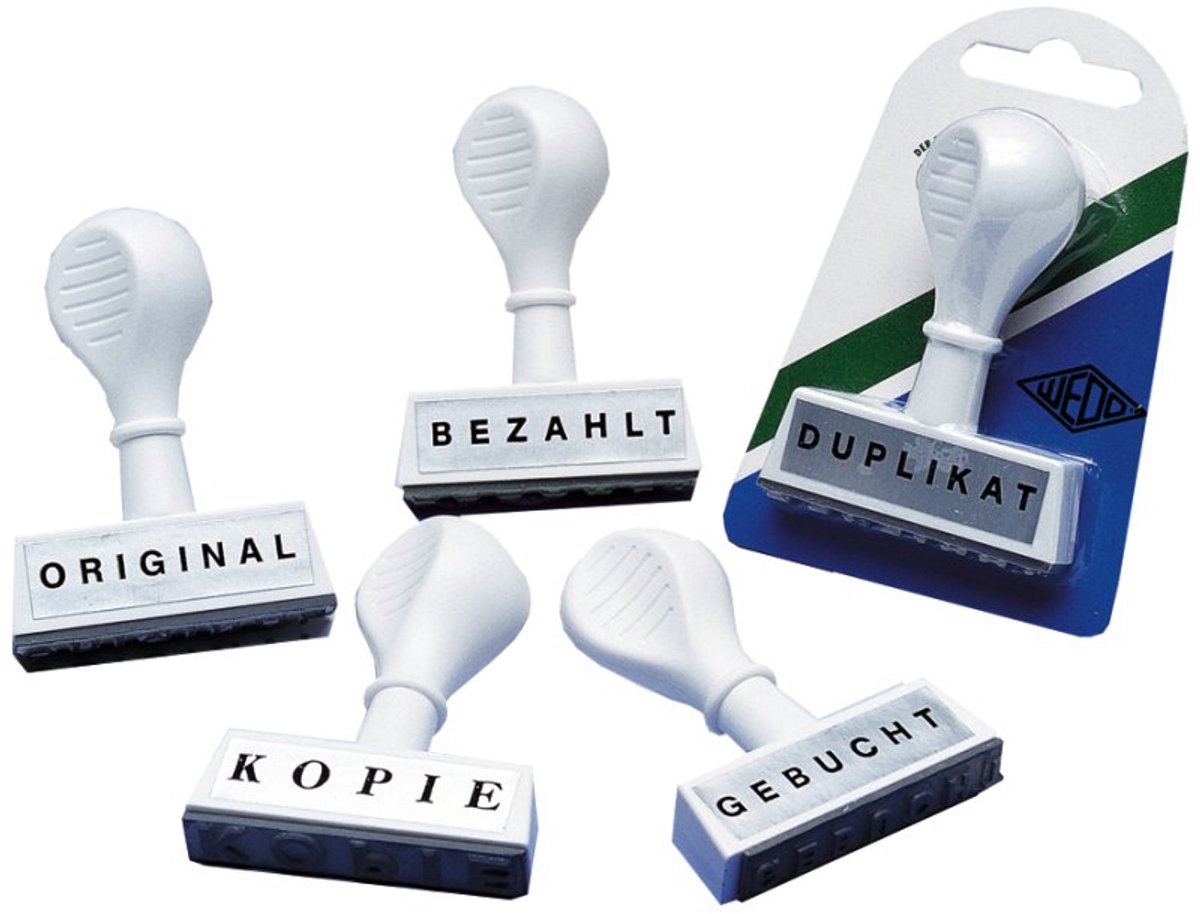 Wedo 19324 Tekststempel 45 X 4 Mm (Bxh)