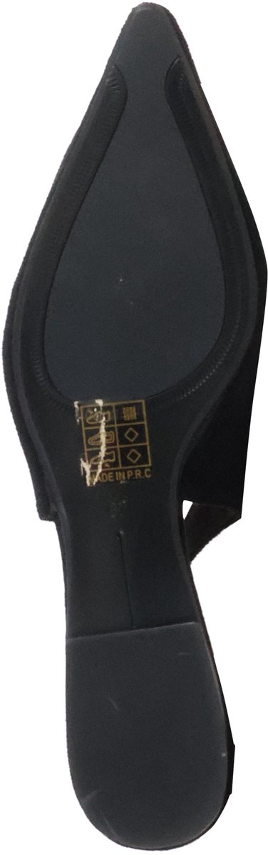 Platte pumps met bandjes