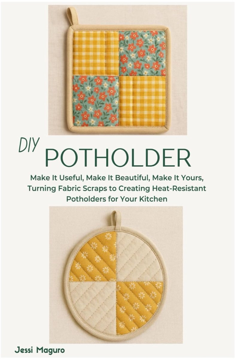 DIY Potholder: Make It Useful, Make It Beautiful, Make It Yours, Turning Fabric Scraps to Creating Heat-Resistant - ShopVlot