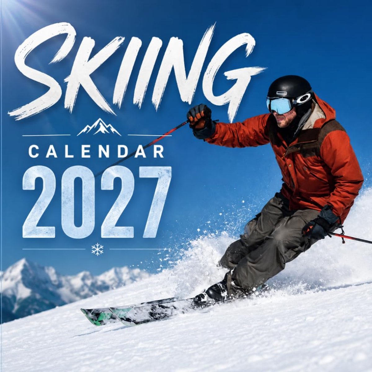Skiing Calendar 2027: Snow Slopes and Winter Scenes - ShopVlot