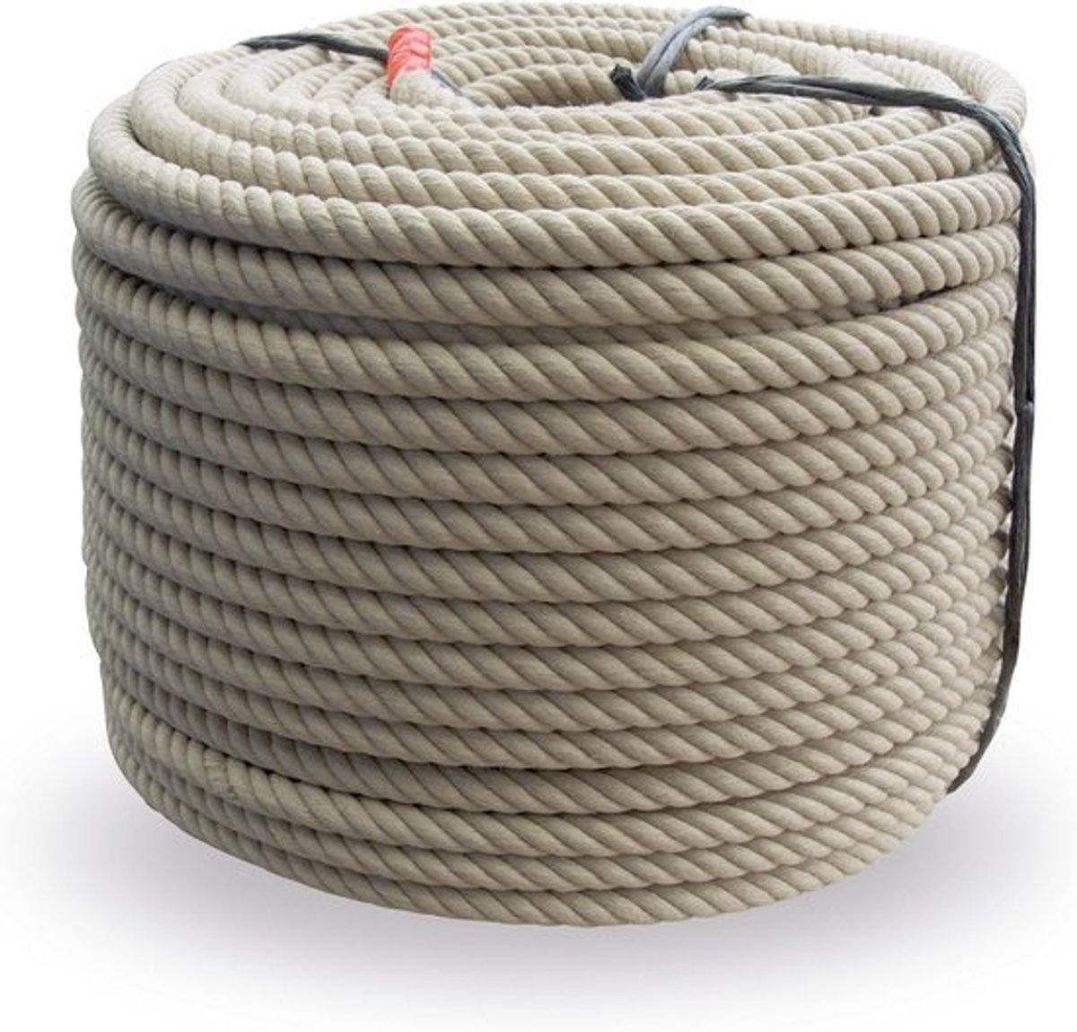 Kunststof touw - Spinvezeltouw met hennepuitstraling - Voor watersport en zeilen - UV-bestendig voor buitengebruik - Ø 28 mm 10m - Naturel