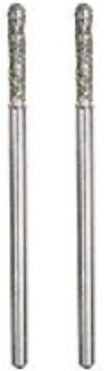 Diamantpuntslijpers - Glasborenset - Metaalbewerking - Kogelvormig - 1.2 mm - 2 stuks