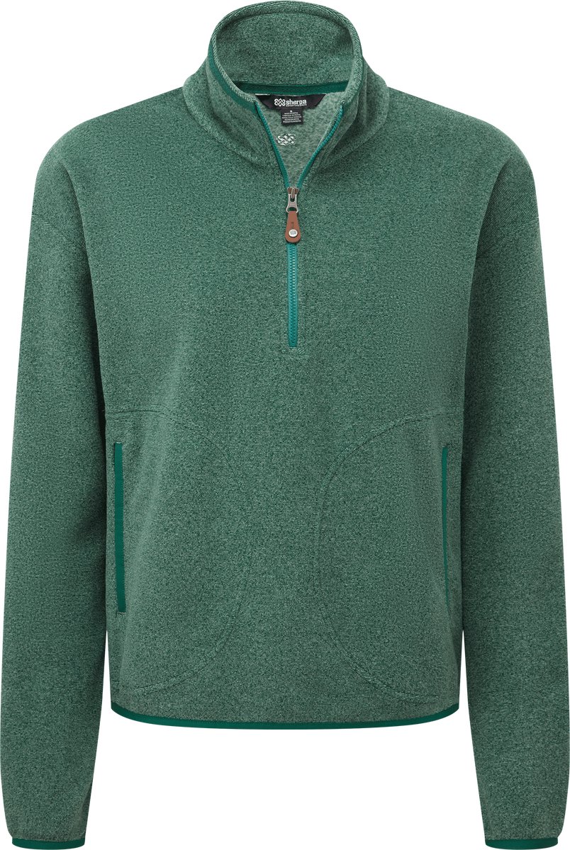Sherpa Adventure Gear Rolpa Halve Rits Fleece Licht Smaragdgroen