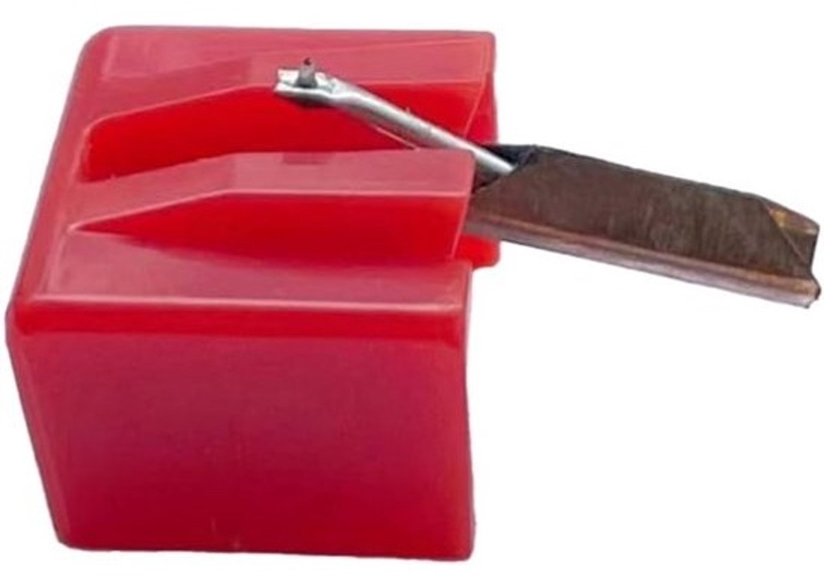 Platenspelernaald - Pick-upnaald en stylus - Voor muziek luisteren - Compatibel met vele merken - 21 gram - Rood
