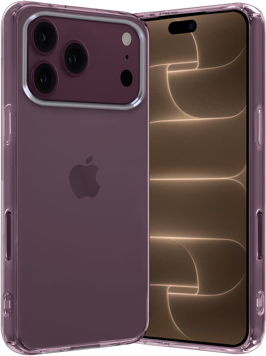Hoes - Geschikt voor Apple iPhone 18 Pro - Sterk & Shockproof - Hoesje Cover - Siliconen Case - Transparant
