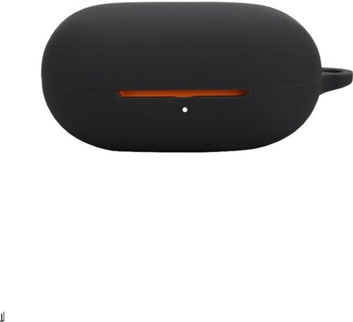 Hoofdtelefoonhoes - Oortelefoonhoes - Bescherming voor onderweg - Zachte siliconen - 9 x 6.9 x 3.85 cm - Zwart