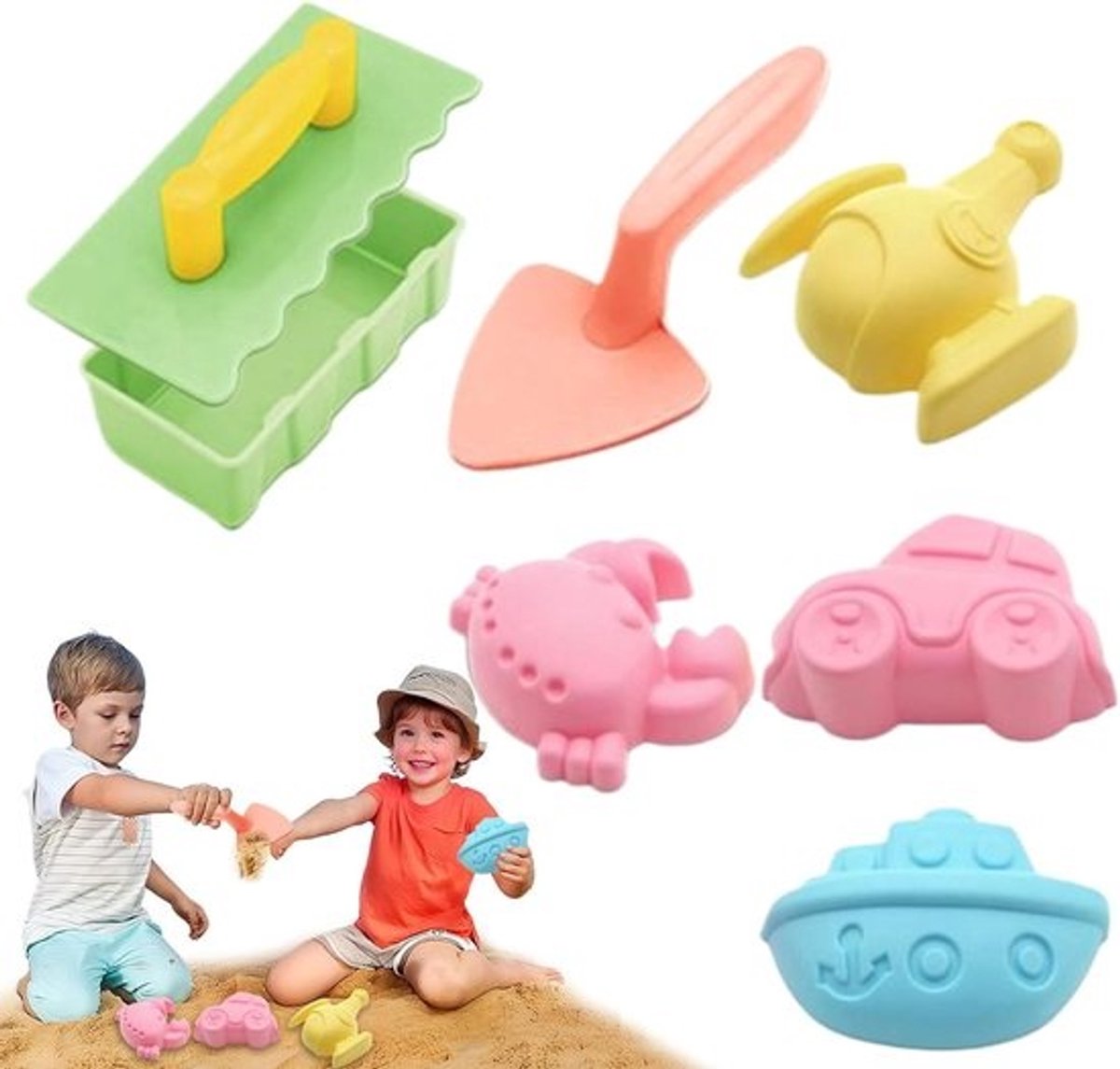 Buitenspeelgoed - voor kinderen - Zomerpret - spelletjes - Waterpret - voor op het strand - Educatief - leerzaam - 20 x 16 x 135 cm - Meerdere kleuren