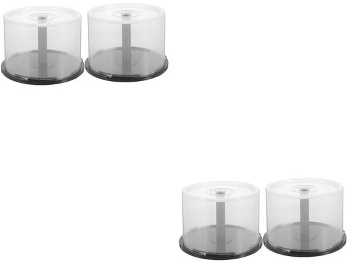 CD DVD Opbergemmer - Opbergkoffer Organizer - Cd Collectie Ordenen - Stoffen en Vochtwerend - 13.90x12.90x9.10CM - Zoals Getoond