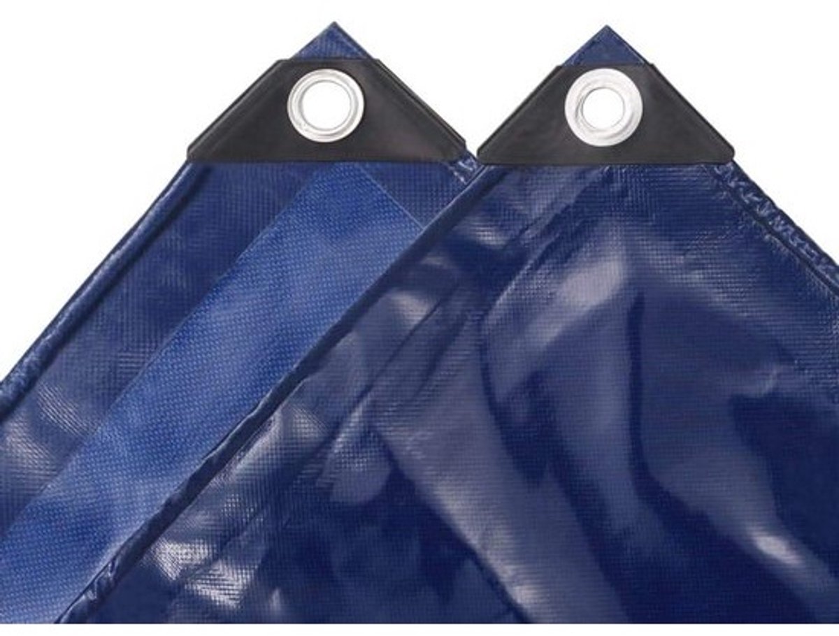 Afdekzeil - Beschermhoes Tuin - Bescherming Buiten - Scheurvast PVC - 25 x 35 m - Blauw