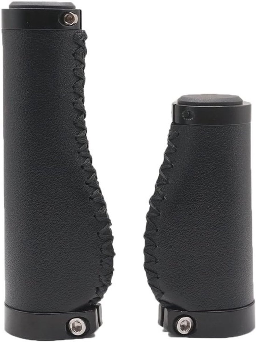 Fiets Handvatten - Stuur Grips - Comfortabel Fietsen - Ergonomisch Ontwerp - 135/95 mm - Zwart