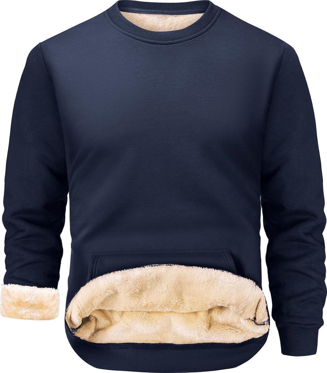 Sweatshirts Warme Winter Pullover met Kangoeroezak