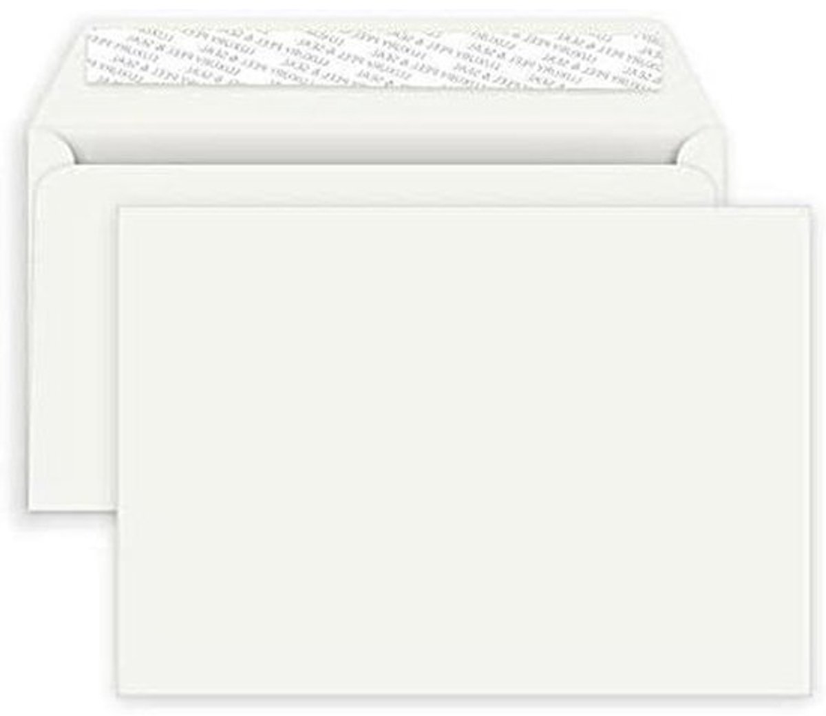 C6 Envelopes - Briefenveloppen Kaarten - Uitnodigingen Versturen - 100gsm Papiergewicht - 114x162mm - Wit