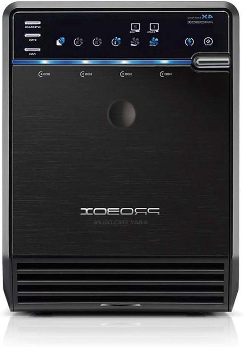 Harde Schijf Behuizing - Externe HDD Dock - Data Opslag Uitbreiden - 4 Bay Ondersteuning