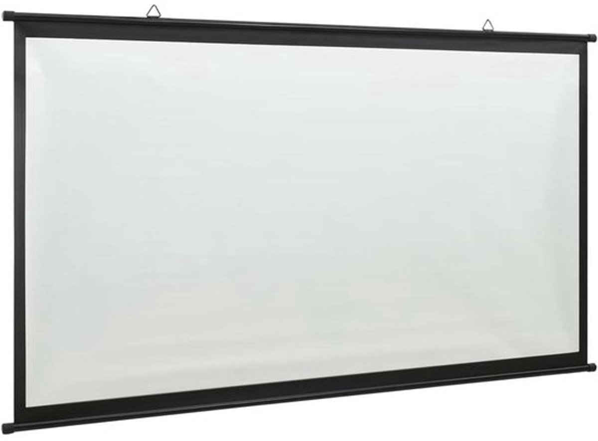 Projectiescherm - Filmscherm Mobiel - Thuisbioscoop Creëren - Rimpelloos PVC Materiaal - 72 inch - Wit