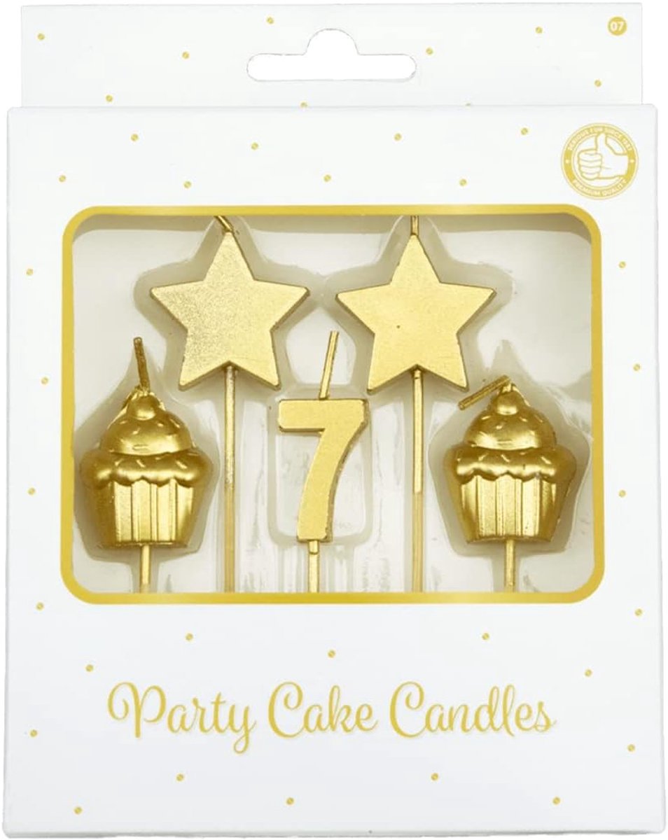 cake candles - 7 years