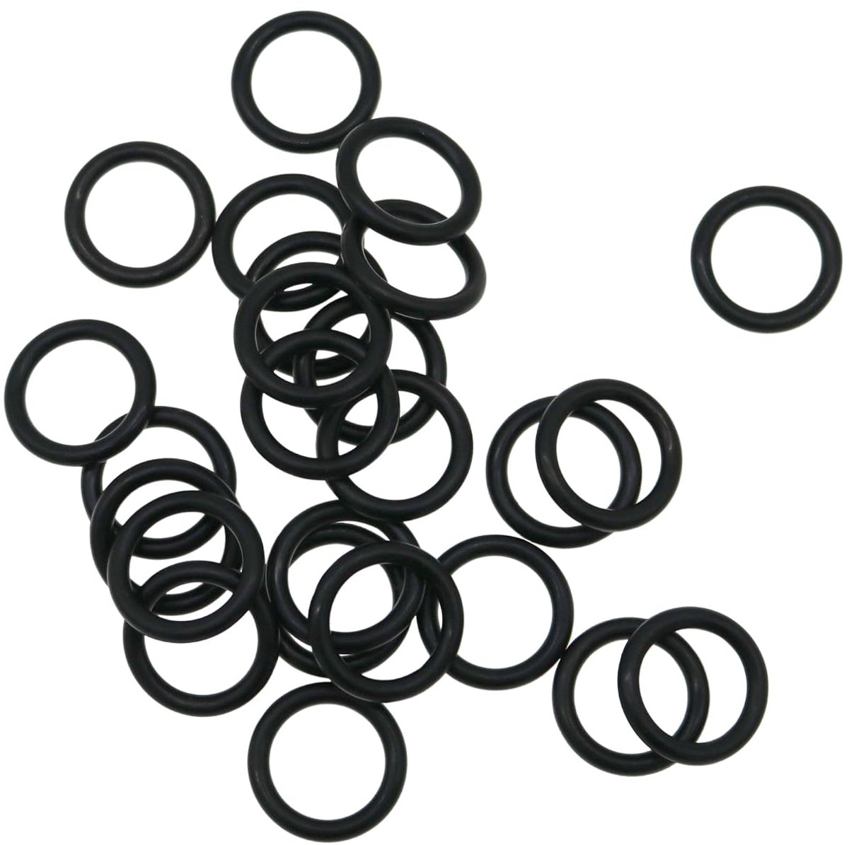 10 x O-ring afdichting 16,80 × 2,40 mm NBR (nitrilrubber) 70 Shore A zwart - compatibel met Suzuki 09280-17002 - oliedruksensoren/oliekanalen - -30 tot +120 °C