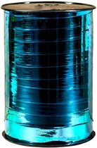 Metallic krullint turquoise – 5 mm × 500 m – Cadeaulint