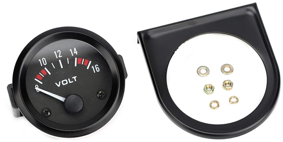 Voltmeter 12 V voltmeter 52 mm/2 in auto-instrumentenblokken BX100007 voor meter