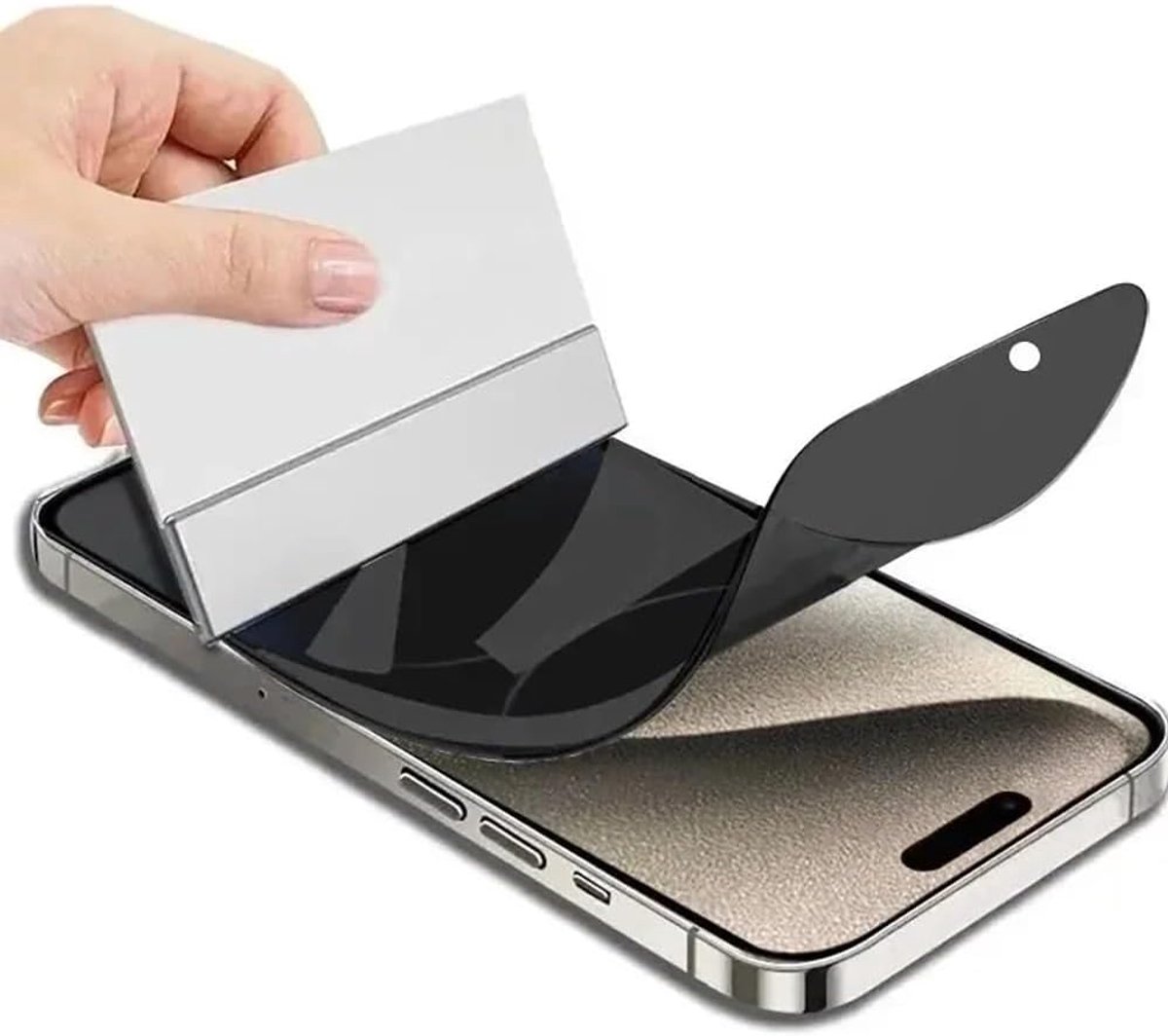 2pcs TPU Film Privacy Voor iPhone 15 6.1” 2023