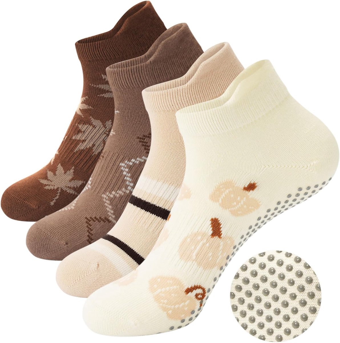 Sokken Vrouwen 4-7, Antislip Yoga Ballet Grippy