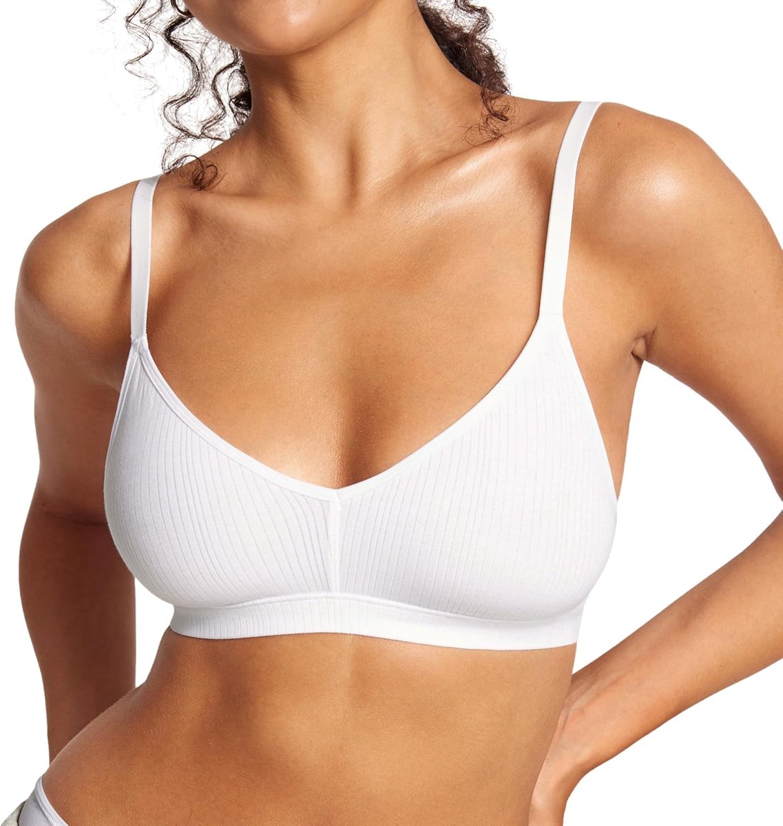Modal geribde bralette