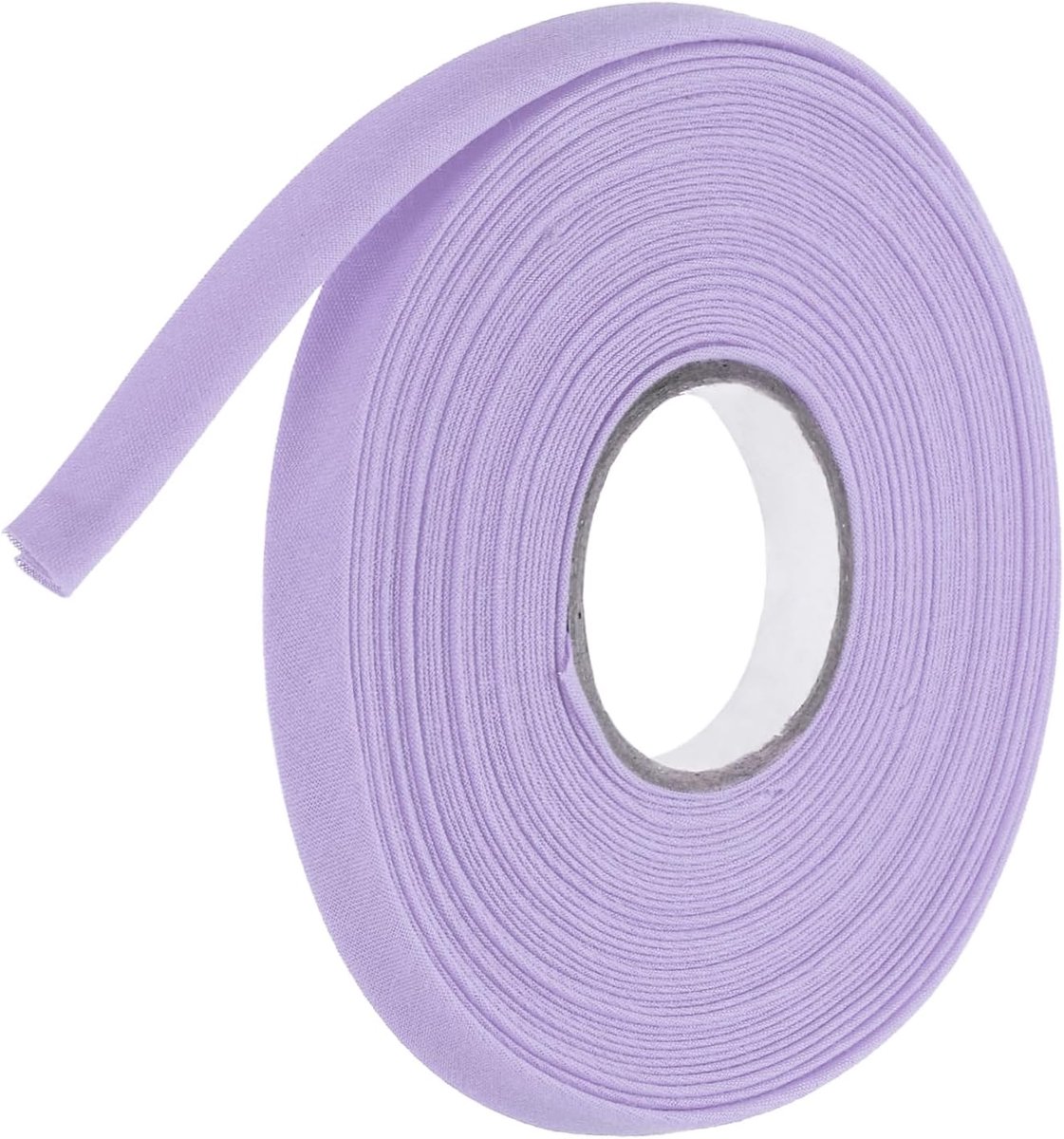 Biaisband, naadband, dubbele vouwband, polyester, continu naaien, accessoires, randband voor naaien, doe-het-zelf, zomen, quilten, handwerk (lichtpaars, 10 yards)