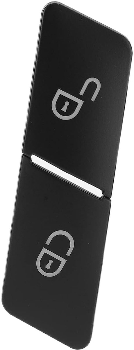 2 stks ABS Auto Linker Deurslot Schakelaar Knop 2049058402 Vervanging Voor C-Klasse W204 2007-2014, E-Klasse W207 20092015, ML-Klasse W166 2012-2015