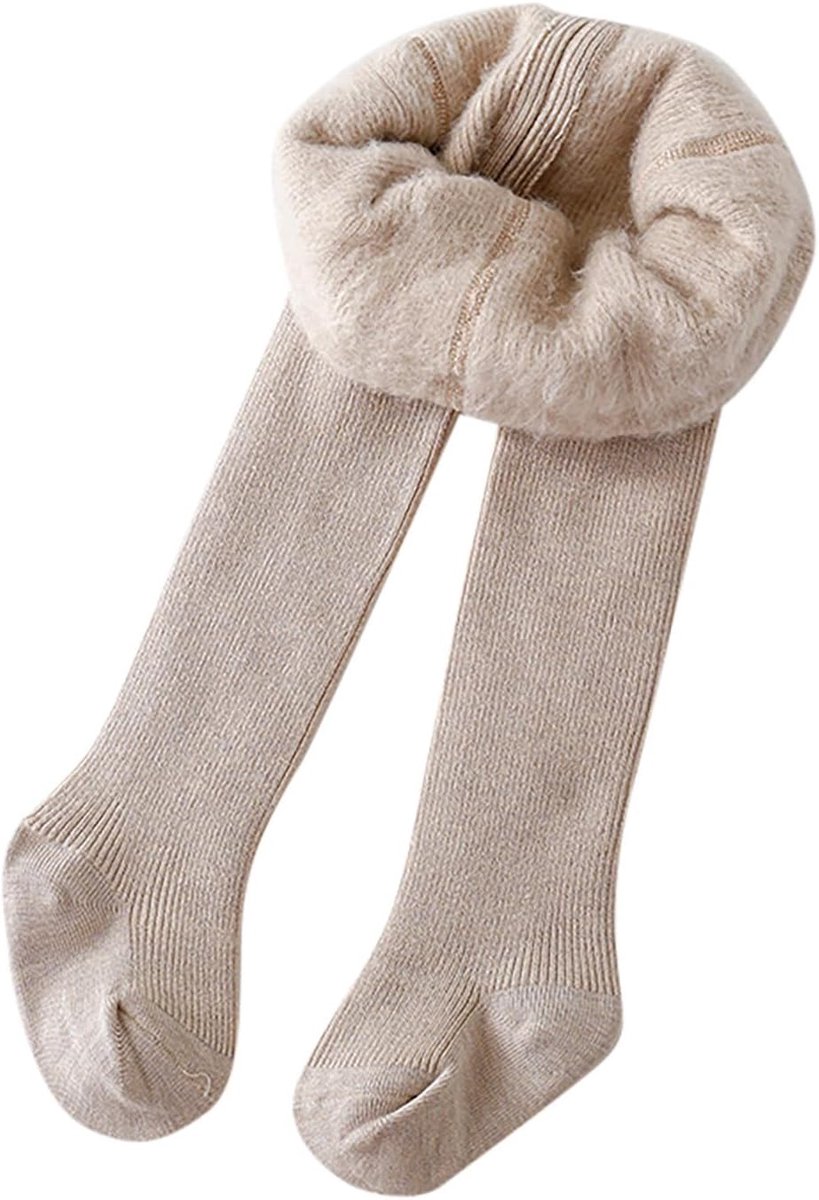 Leeftijd kinderen baby meisjes katoen fleece gevoerd warm compleet leggings panty rekbare basis volledige lengte broek panty voor winterkousen