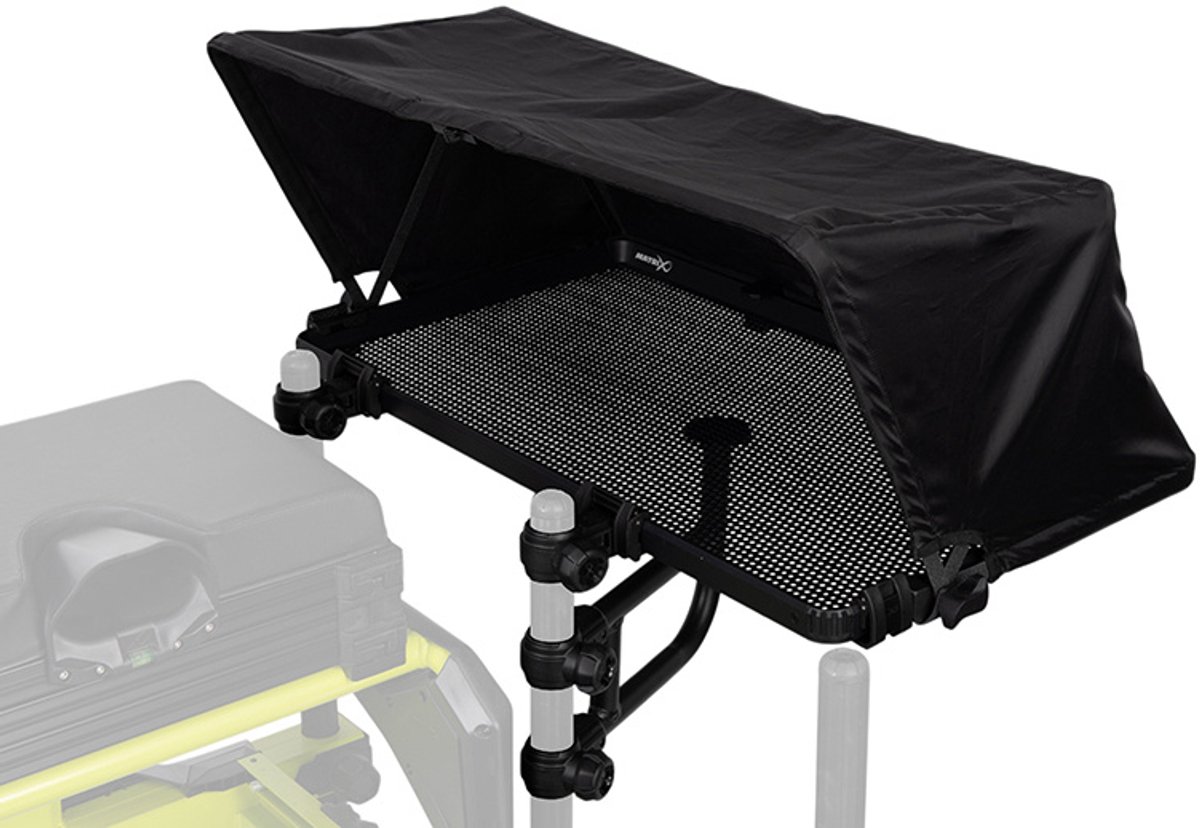 Matrix Sliding Side Tray & Cover Large – Uitschuifbare Zijtafel met Regenkap voor Zitkist
