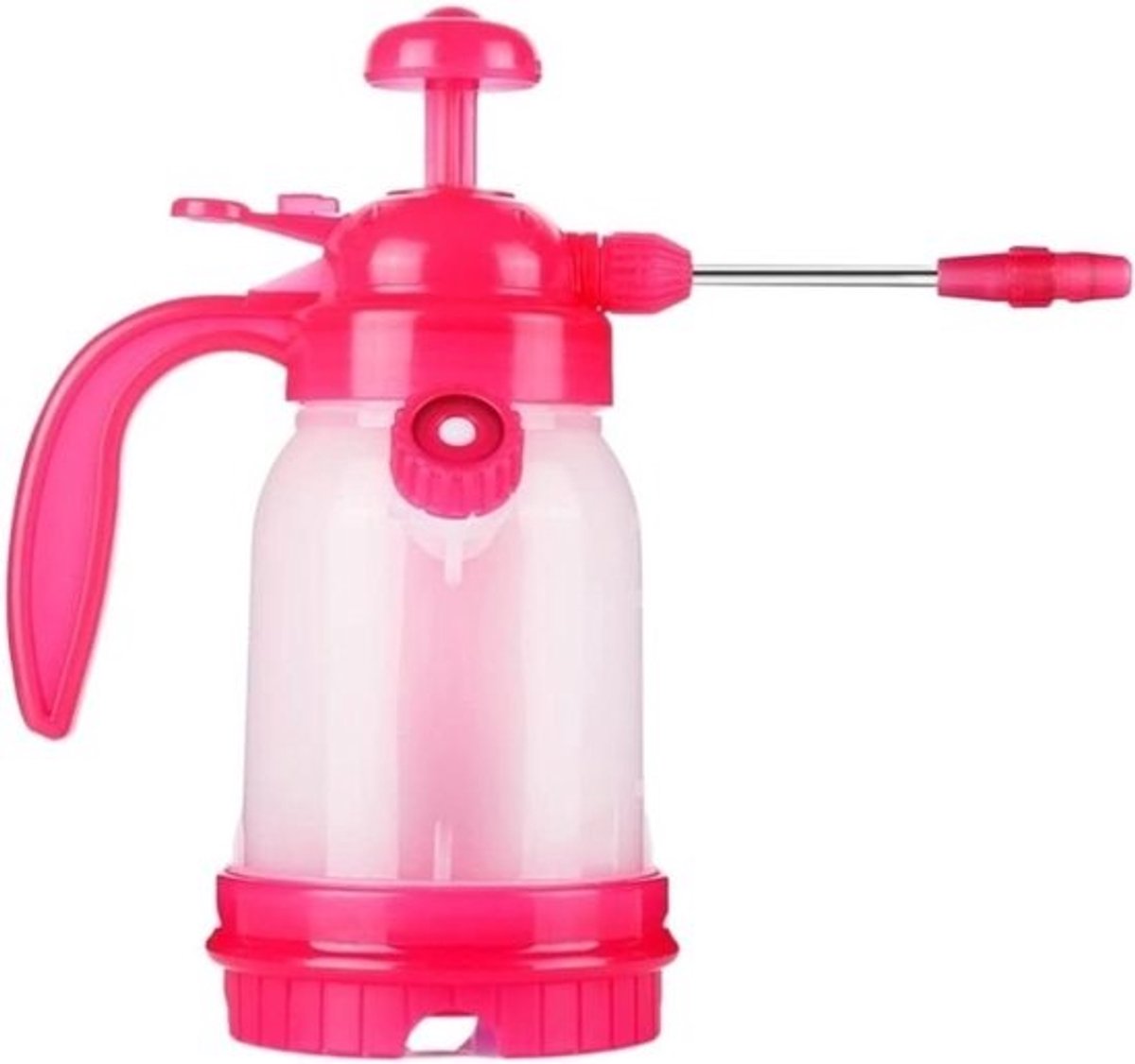 Tuingieter Sprayfles - Drukspuitpot - Planten Water Geven - Ergonomisch Handvat - 1.2L Capaciteit - Rood